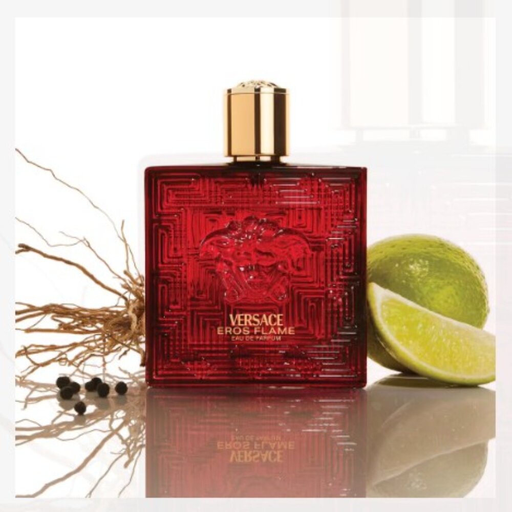 Versace Eros Flame Eau De Parfum 3.4 OZ/ 100ML, BNIB Men's Perfume EDP - Picture 6 of 6